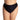 Bottom De bikini Tiro Alto Alessandra Negro Rib by Paula y Sofía Fernández