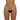 Bottom de Bikini Con Tirantes Ajustables Eliana Negro Crema