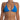 Top de Bikini Triangulo Amarrado al Cuello Rebeca Azul Electrico